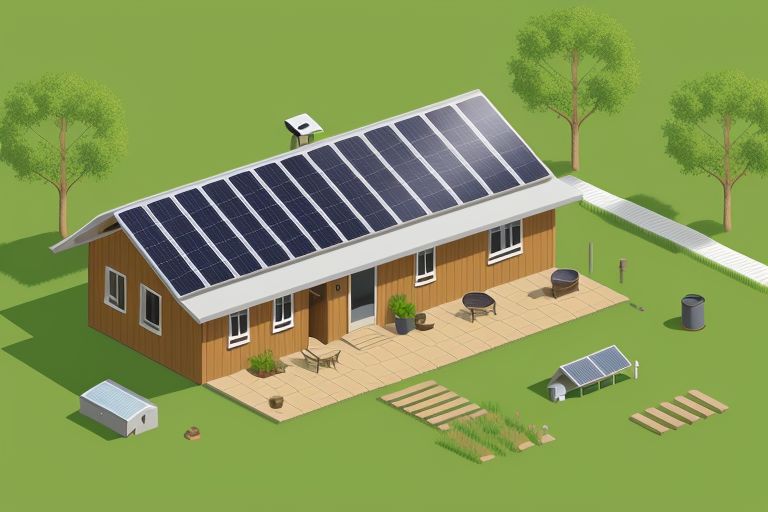 Rural off-grid homestead